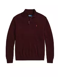 POLO RALPH LAUREN | Pullover Troyer | Rosso scuro
