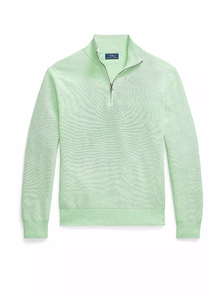 POLO RALPH LAUREN | Pullover Troyer | Verde chiaro