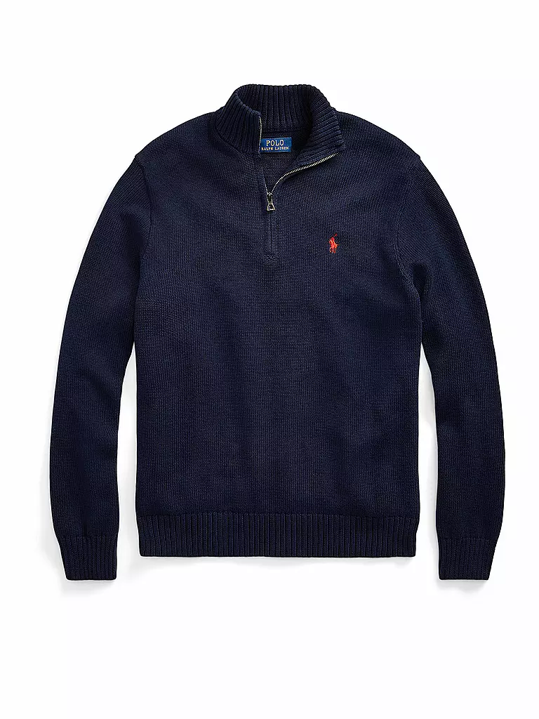 POLO RALPH LAUREN | Pullover Troyer | Blu scuro