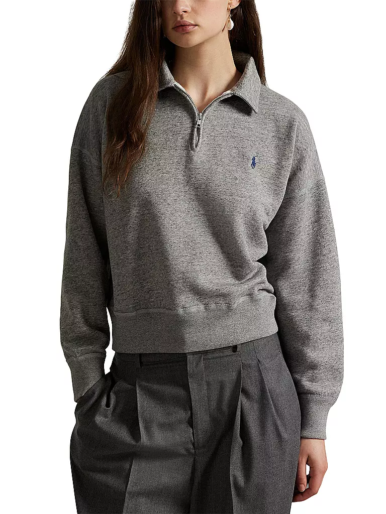POLO RALPH LAUREN | Pullover Troyer | Grigio