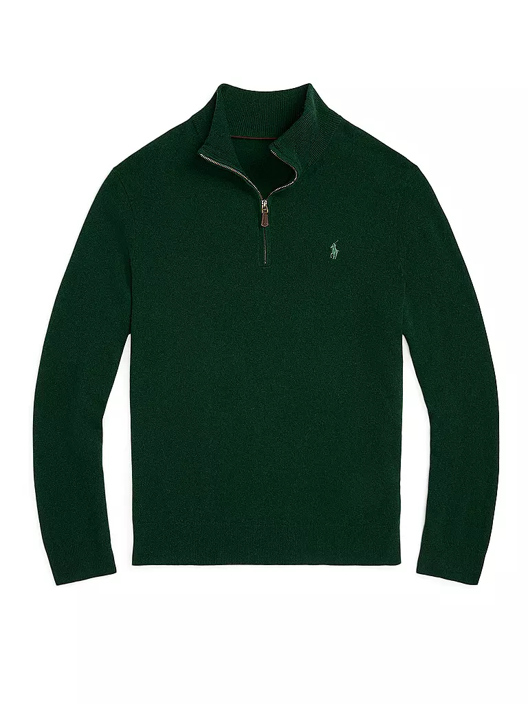 POLO RALPH LAUREN | Pullover Troyer | Verde scuro