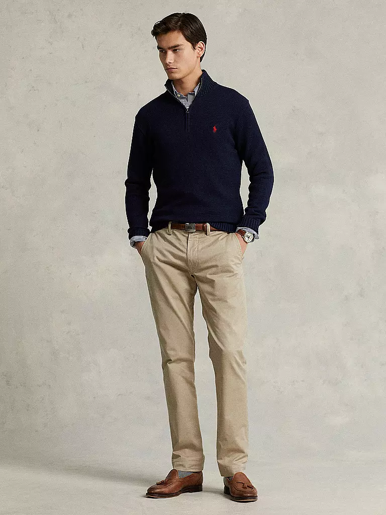 POLO RALPH LAUREN | Pullover Troyer | Blu scuro
