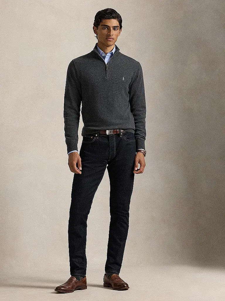 POLO RALPH LAUREN | Pullover Troyer | Grigio