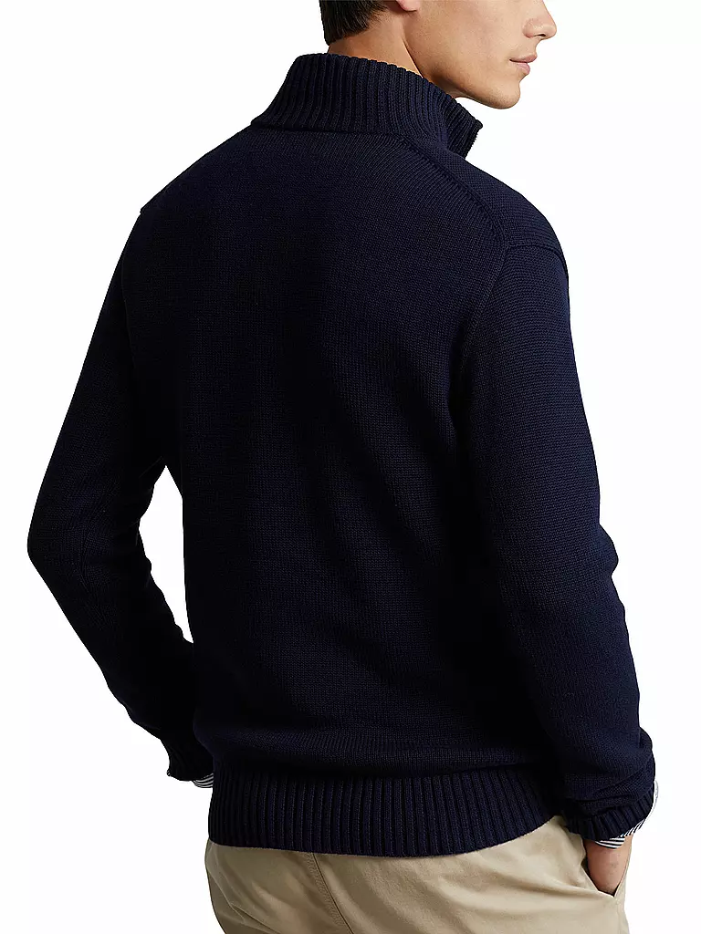 POLO RALPH LAUREN | Pullover Troyer | Blu scuro