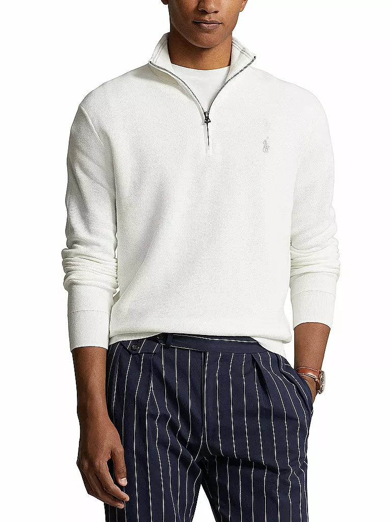 POLO RALPH LAUREN | Pullover Troyer | Bianco