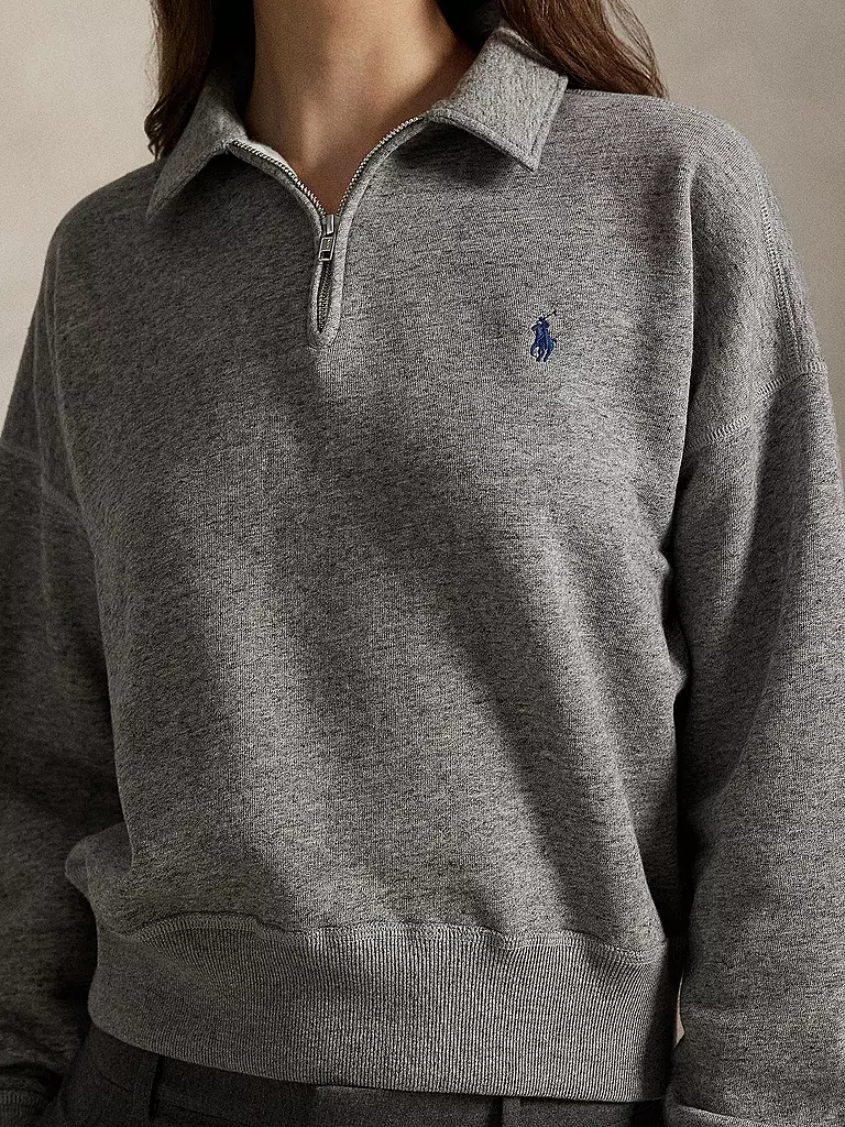 POLO RALPH LAUREN | Pullover Troyer | Grigio
