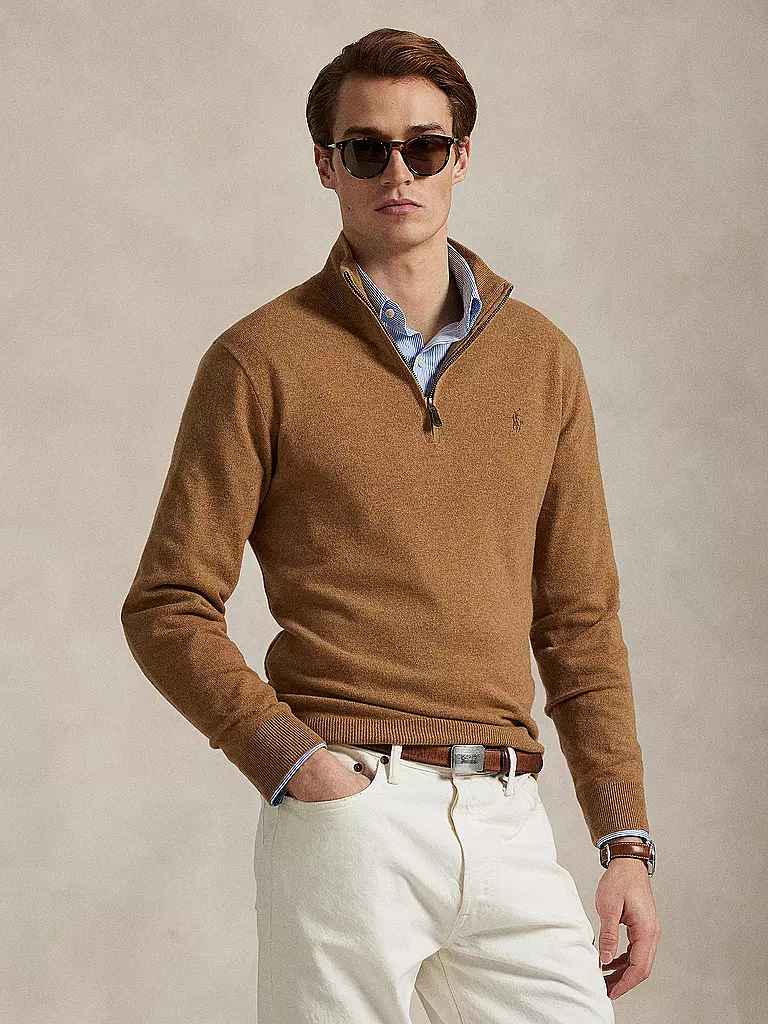 POLO RALPH LAUREN | Pullover Troyer | Cammello