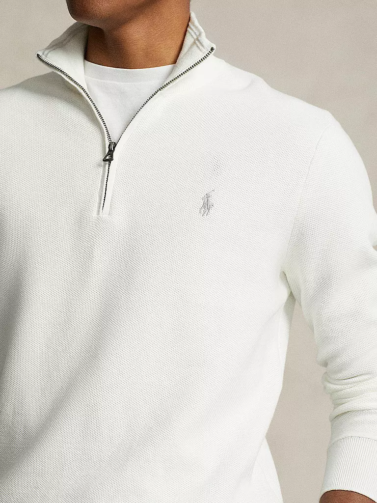 POLO RALPH LAUREN | Pullover Troyer | Bianco