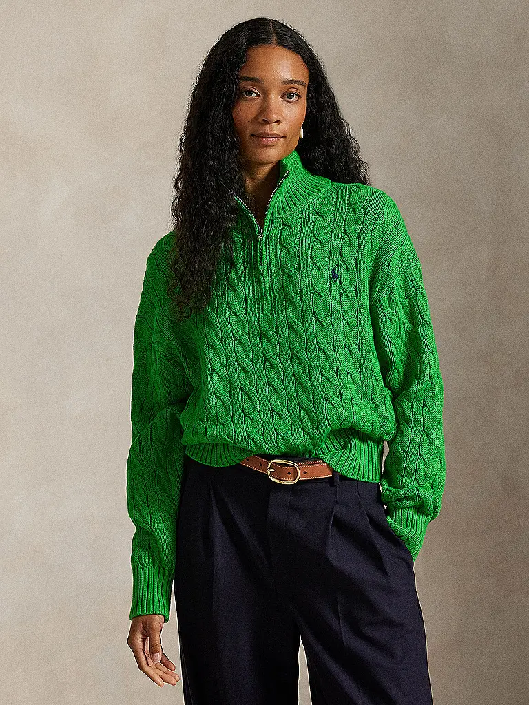 POLO RALPH LAUREN | Pullover Troyer | Verde