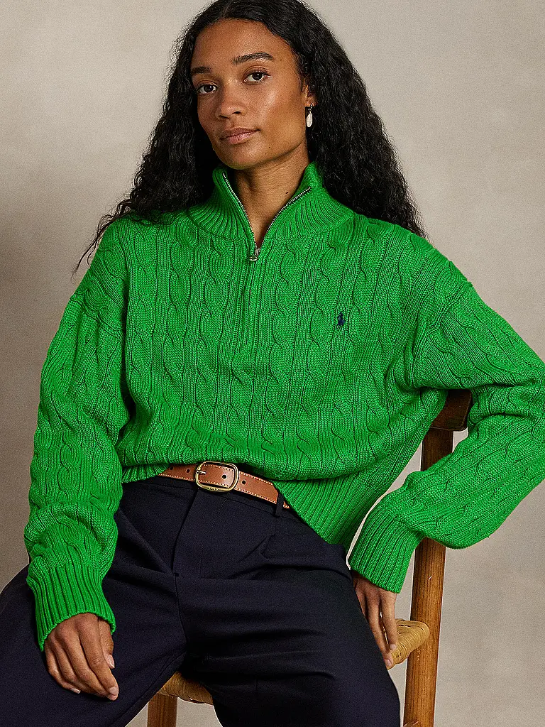 POLO RALPH LAUREN | Pullover Troyer | Verde