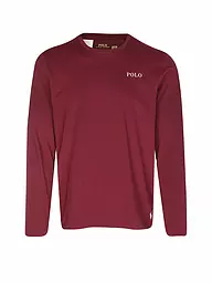 POLO RALPH LAUREN | Maglietta da pigiama a maniche lunghe | Rosso scuro