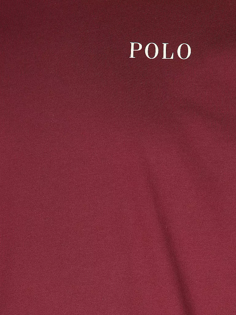 POLO RALPH LAUREN | Pyjama Langarmshirt | Rosso scuro