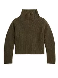 POLO RALPH LAUREN | Dolcevita cropped fit | Oliva