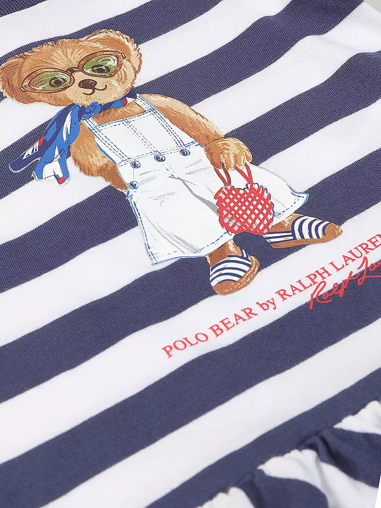 POLO RALPH LAUREN | Set da neonata 2 pezzi, vestito e mutandina | 
