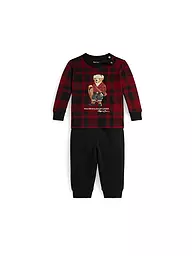 POLO RALPH LAUREN | Set neonato 2 pz. maglione e pantaloni | Blu scuro
