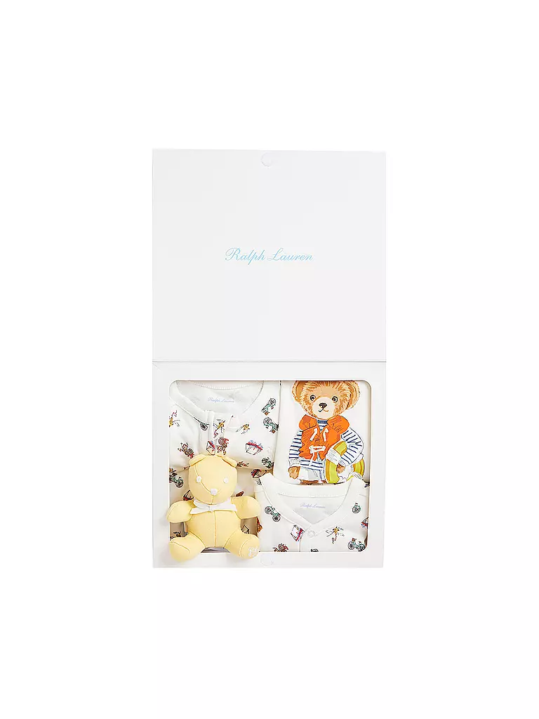 POLO RALPH LAUREN | Set neonato 5 pezzi | Crema