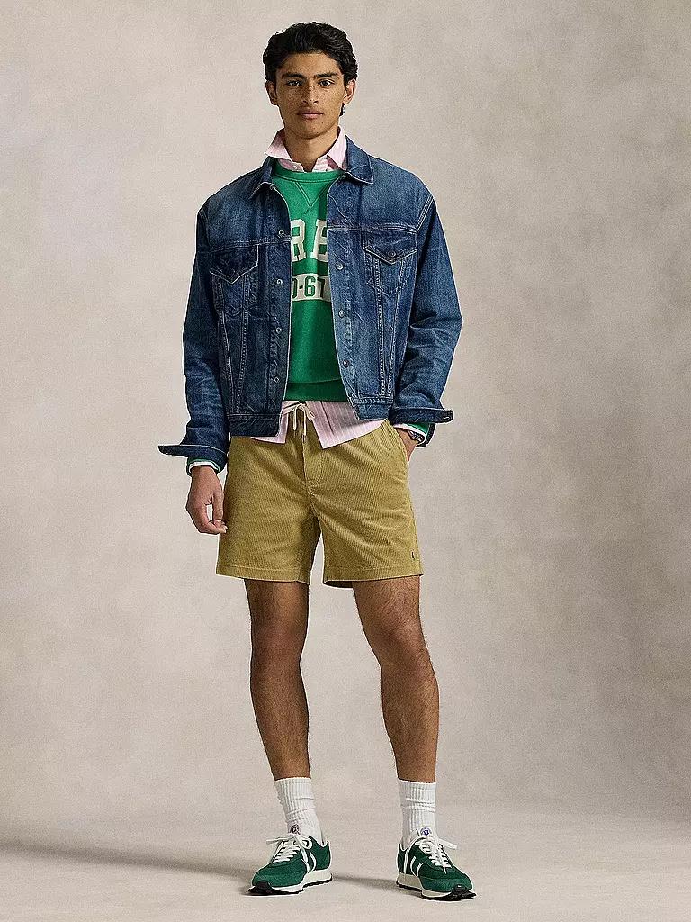 POLO RALPH LAUREN | Shorts in velluto a coste | Beige
