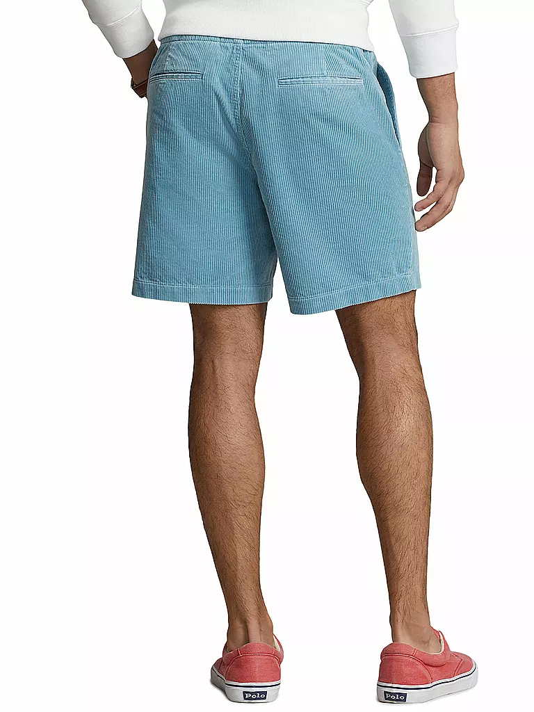 POLO RALPH LAUREN | Shorts in velluto a coste | Blu chiaro