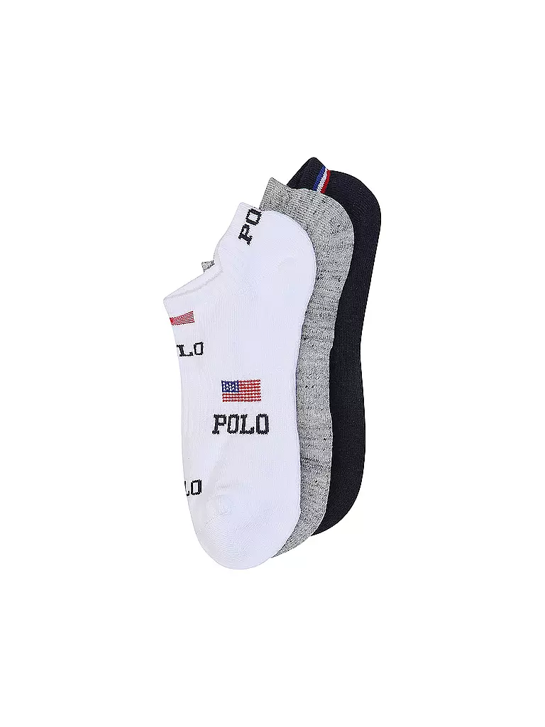 POLO RALPH LAUREN | Sneaker Calzini Confezione da 3 Allover | Bianco