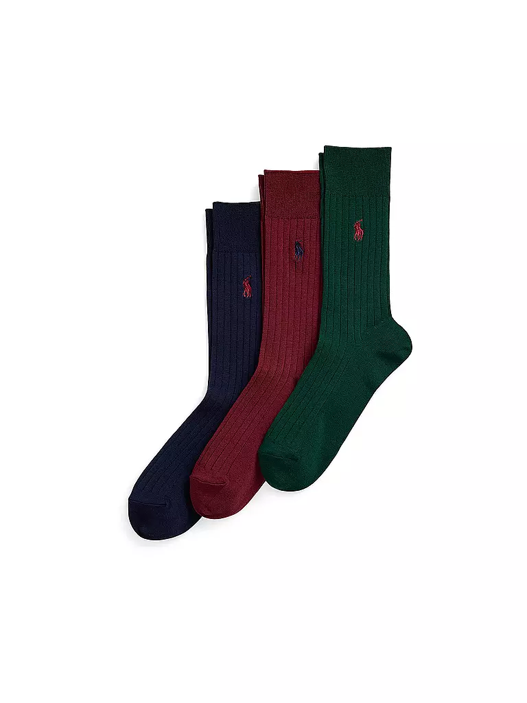 POLO RALPH LAUREN | Socken 3er Pkg. navy multi | Blu scuro
