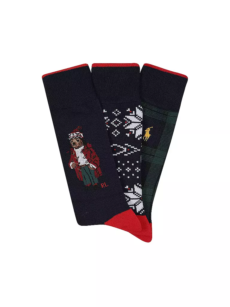 POLO RALPH LAUREN | Socken Geschenkbox 3er Pkg. assorted | Blu scuro