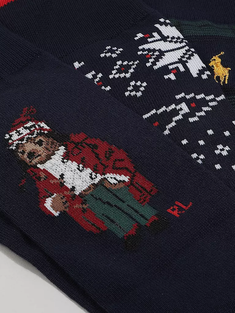 POLO RALPH LAUREN | Socken Geschenkbox 3er Pkg. assorted | Blu scuro