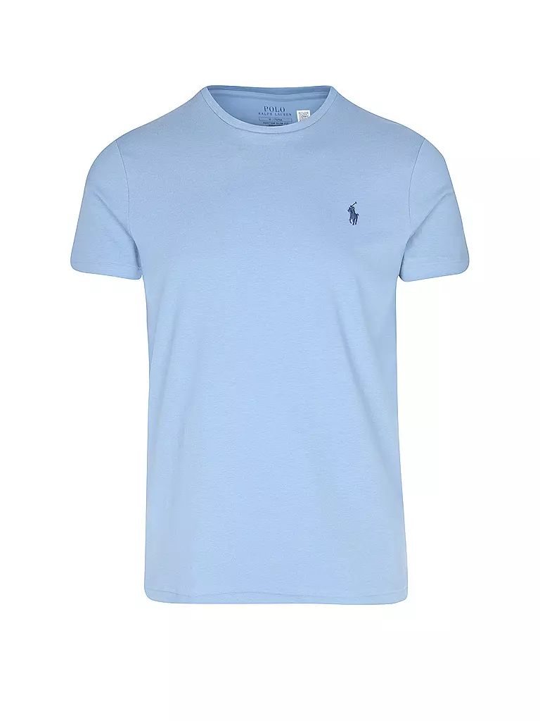 POLO RALPH LAUREN | T Shirt Custom Slim Fit | Blu chiaro