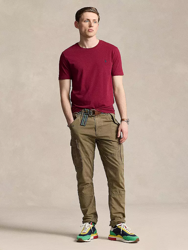 POLO RALPH LAUREN | T Shirt Custom Slim Fit | Rosso