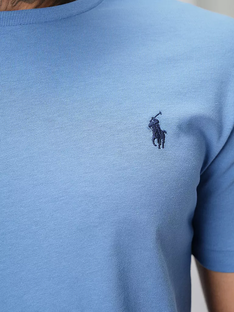 POLO RALPH LAUREN | T Shirt Custom Slim Fit | Blu chiaro