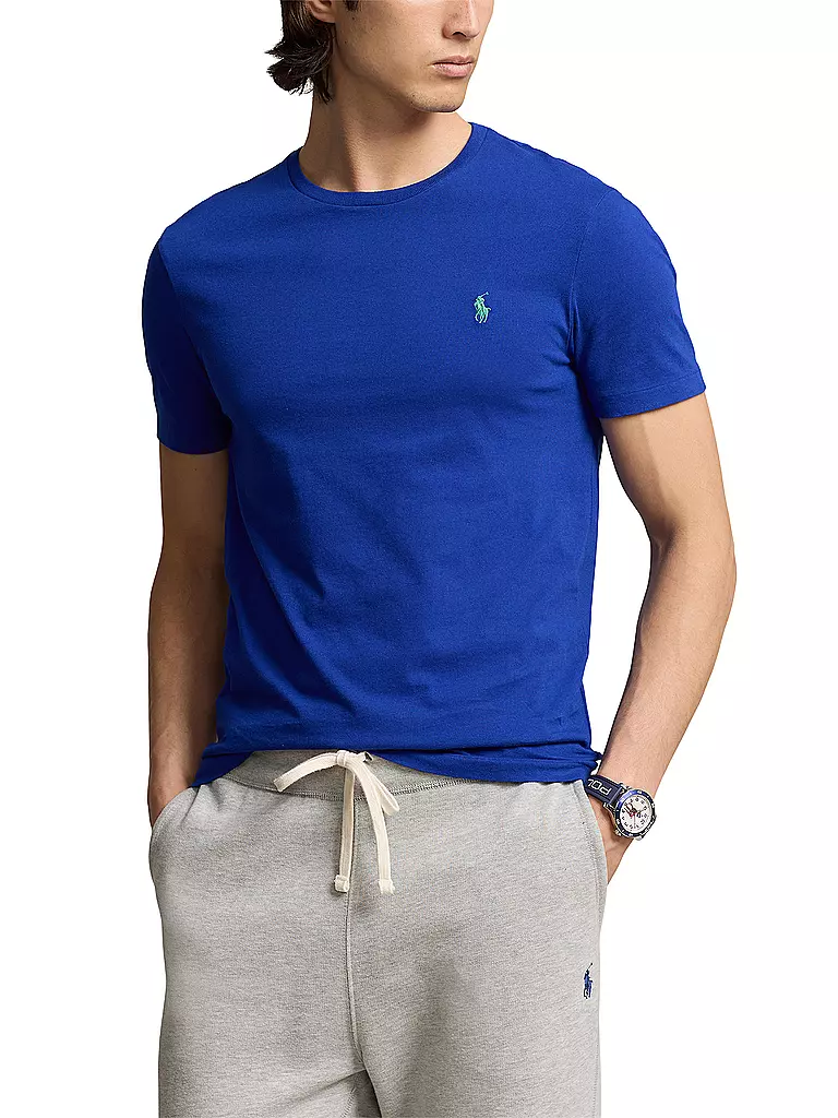 POLO RALPH LAUREN | T Shirt Custom Slim Fit | Blu