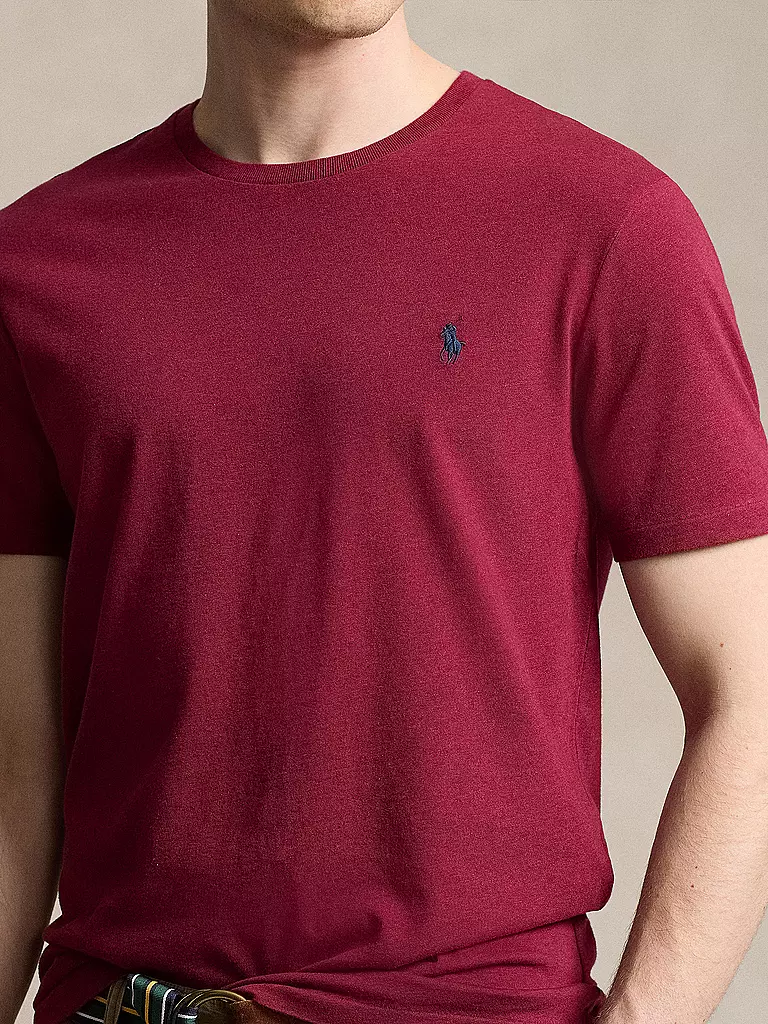 POLO RALPH LAUREN | T Shirt Custom Slim Fit | Rosso