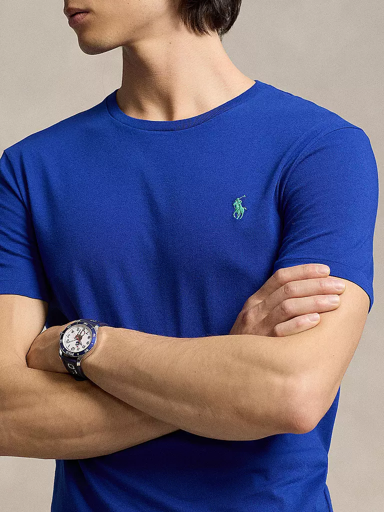 POLO RALPH LAUREN | T Shirt Custom Slim Fit | Blu