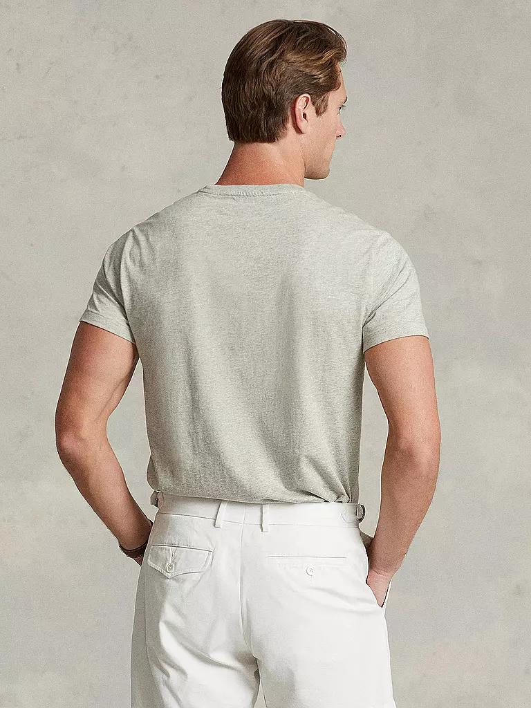 POLO RALPH LAUREN | T-shirt Custom-Slim-Fit | Grigio