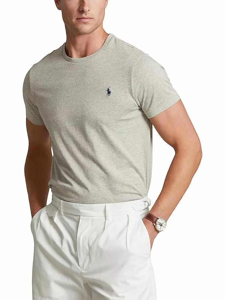 POLO RALPH LAUREN | T-shirt Custom-Slim-Fit | Grigio