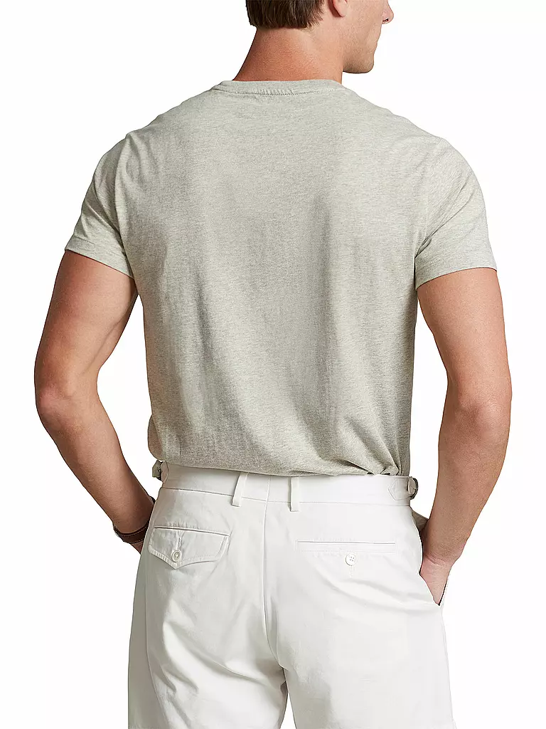 POLO RALPH LAUREN | T-shirt Custom-Slim-Fit | Grigio