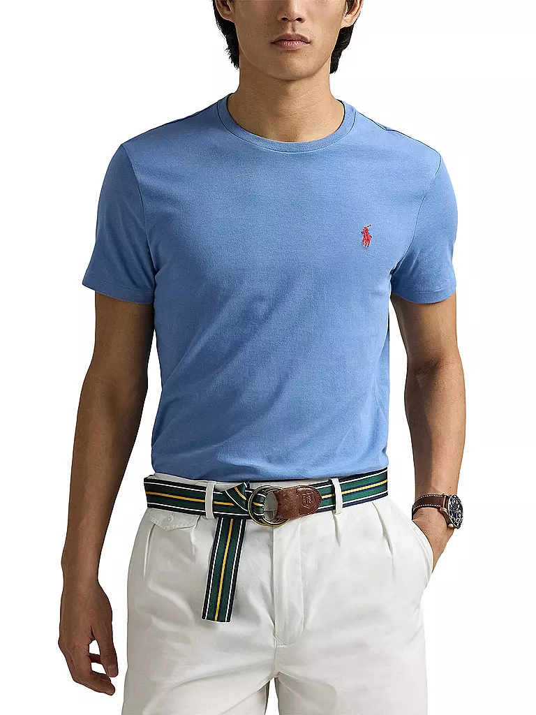 POLO RALPH LAUREN | T-shirt slim fit | Blu chiaro