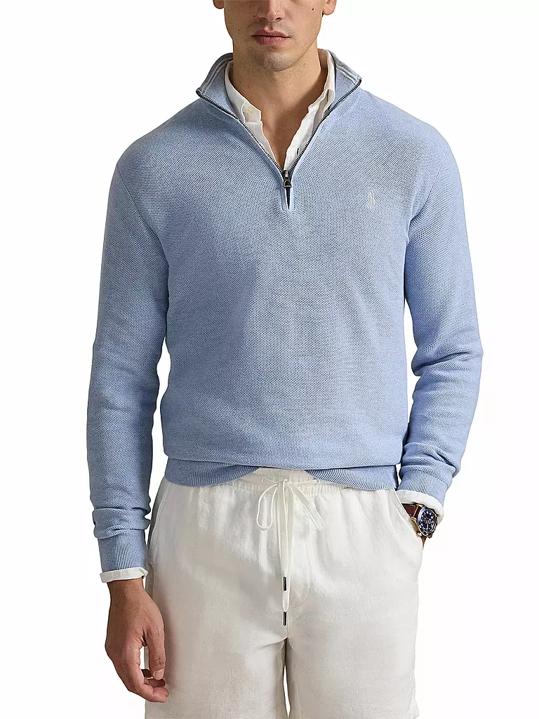POLO RALPH LAUREN | Troyer Pullover  | Blu chiaro