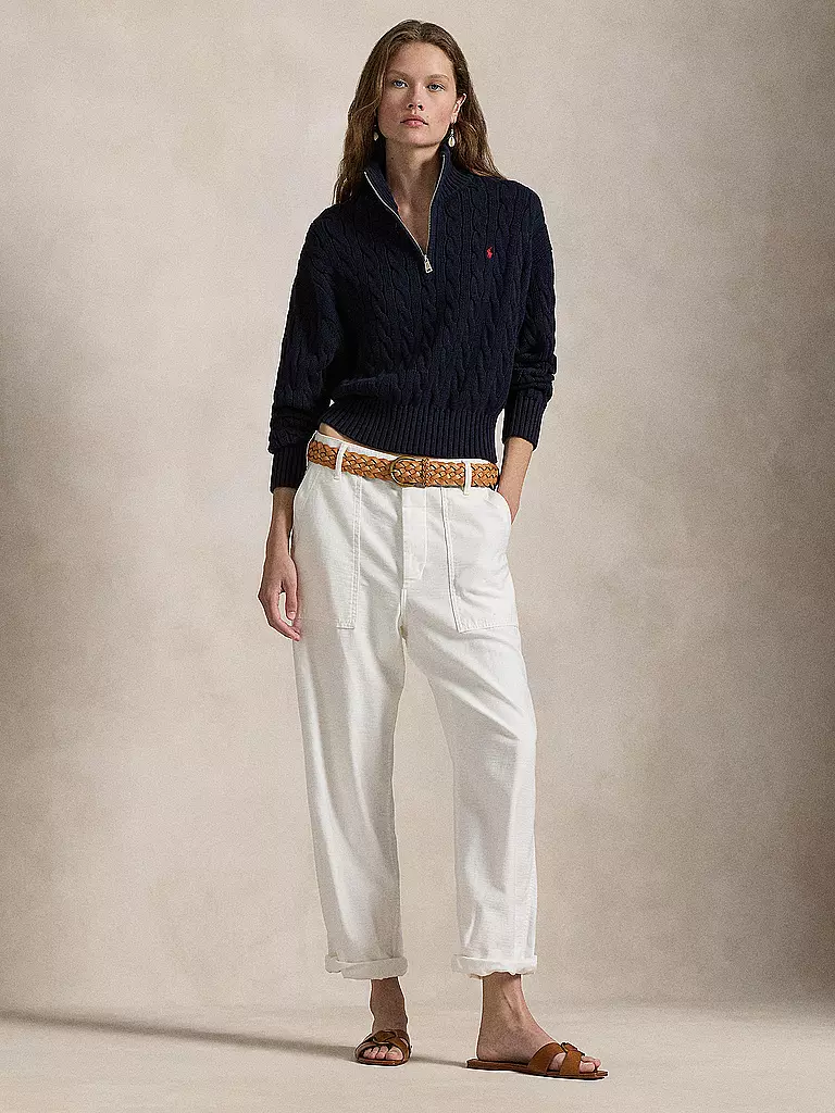 POLO RALPH LAUREN | Troyer Pullover | Blu scuro