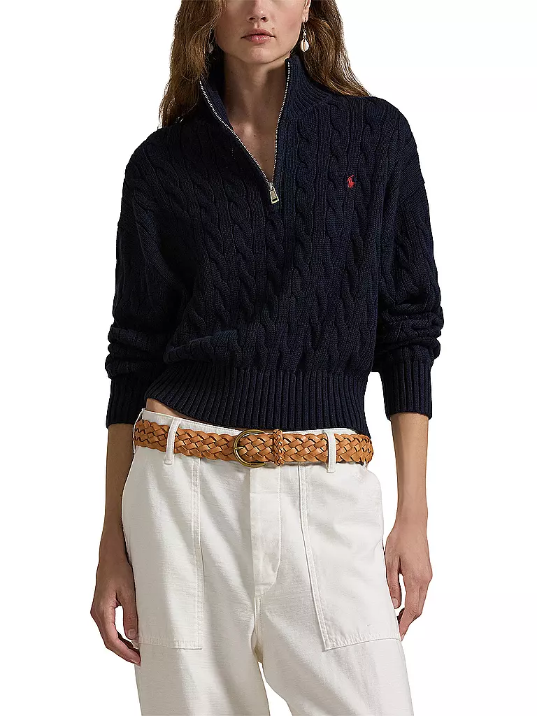 POLO RALPH LAUREN | Troyer Pullover | Blu scuro