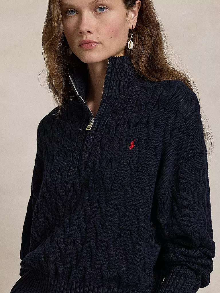 POLO RALPH LAUREN | Troyer Pullover | Blu scuro