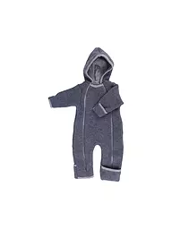 POPOLINI | Overall in pile di lana per neonati | Grigio