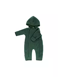 POPOLINI | Baby Wollfleece Overall | Verde scuro