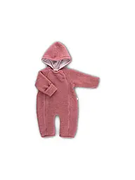 POPOLINI | Tutone in pile di lana per neonati | Rosa