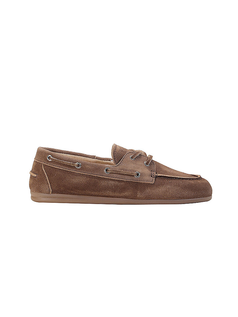 Posa Scarpe da barca cammello 38