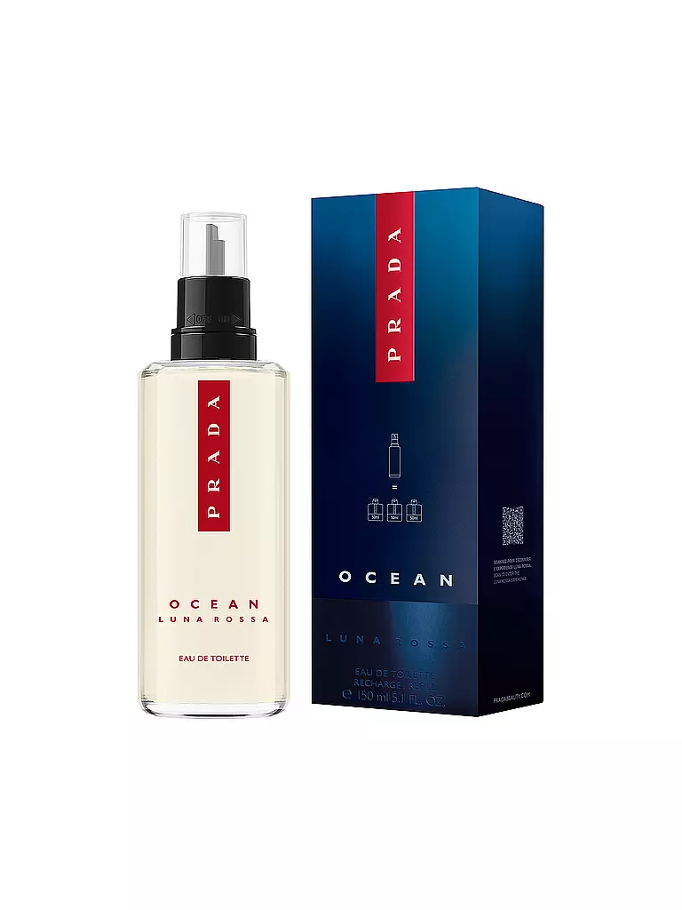 PRADA | Luna Rossa Ocean Eau de Toilette 150ml Flacone di ricarica | Senza colore