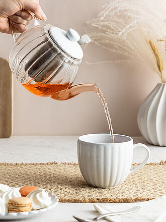 PRICE & KENSINGTON | Teiera LUXE 1000ml vetro /Bianco