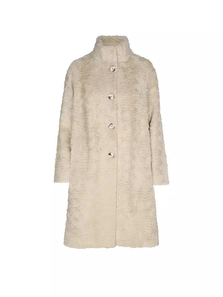 PRIDE TO BE | Cappotto in pelliccia sintetica DINA | Beige