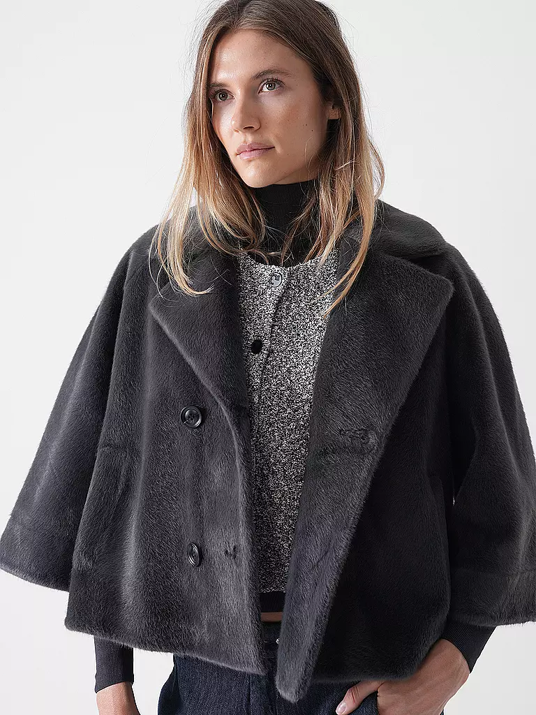 PRIDE TO BE | Giacca in pelliccia sintetica DOLORES | Grigio