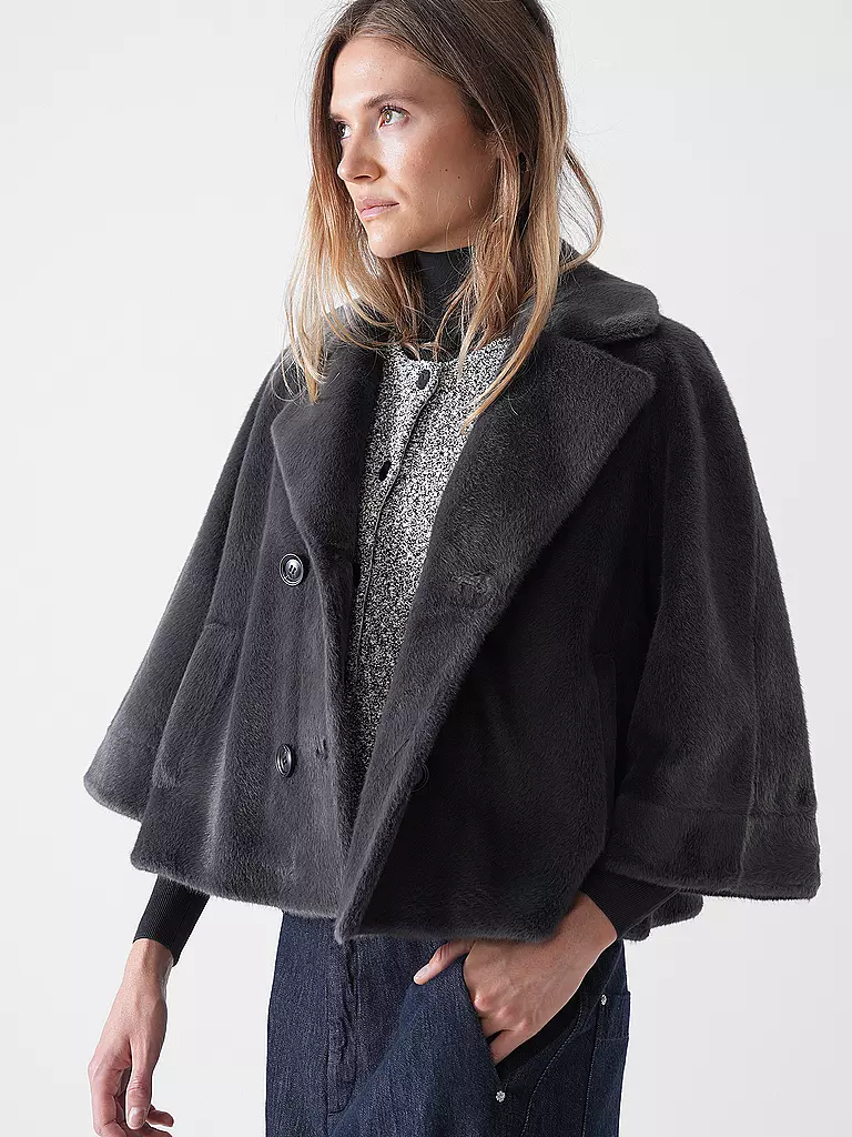PRIDE TO BE | Giacca in pelliccia sintetica DOLORES | Grigio