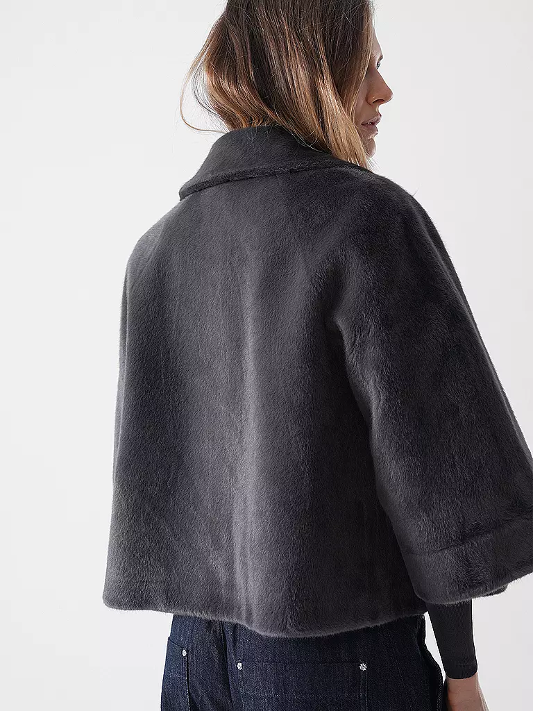 PRIDE TO BE | Giacca in pelliccia sintetica DOLORES | Grigio